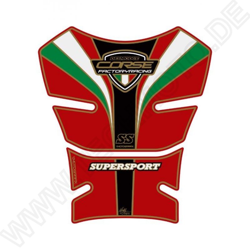 Ducati SS Supersport 3D Gel Tank Pad Protector Motografix TD023RT
