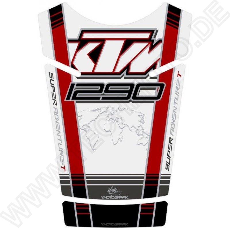 Motografix KTM 1290 Super Adventure T Factory 3D Gel Tank Pad Protector TKTM04WR