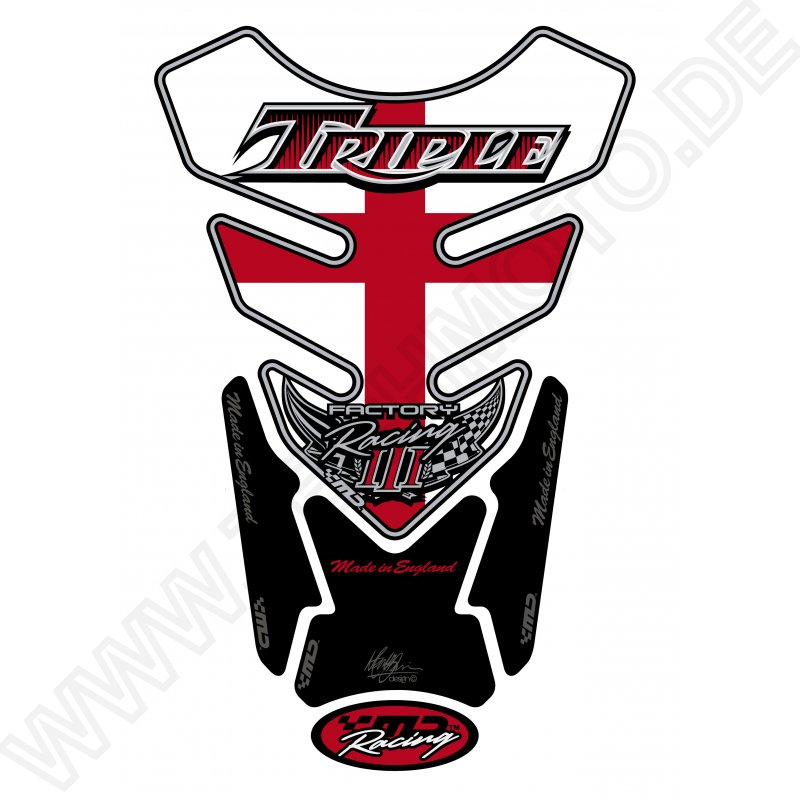 Motografix Triumph Triple Racing 3D Gel Tank Pad Protector TT012SG