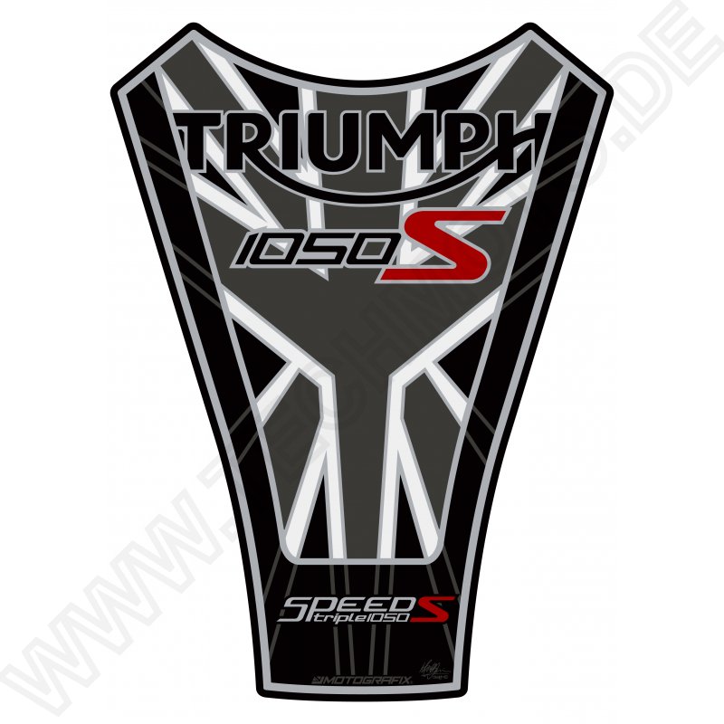 Motografix Triumph Speed Triple 1050 S 3D Gel Tank Pad Protector TT036MJ