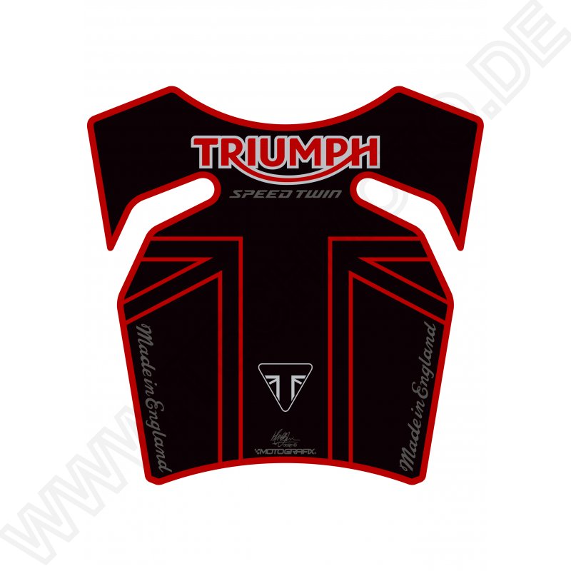 Triumph SPEED TWIN 1200 3D Gel Motografix Tank Pad Protector TT040KR