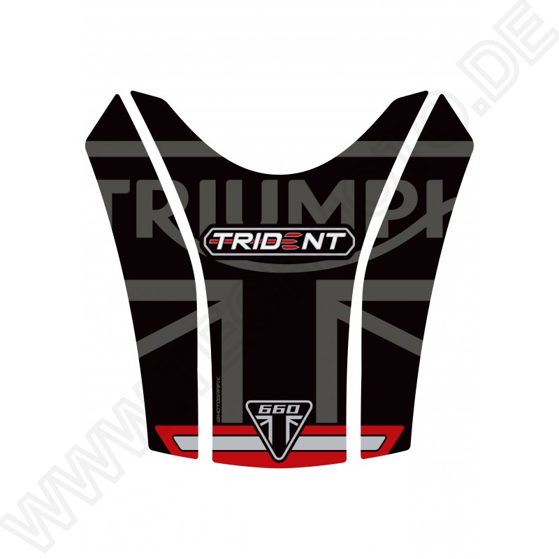 Triumph TRIDENT 660 3D Gel Motografix Tank Pad Protector TT048KER