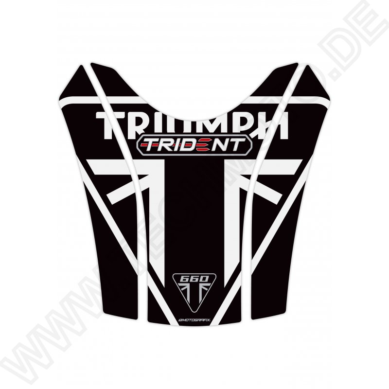 Triumph TRIDENT 660 3D Gel Motografix Tank Pad Protector TT048KW