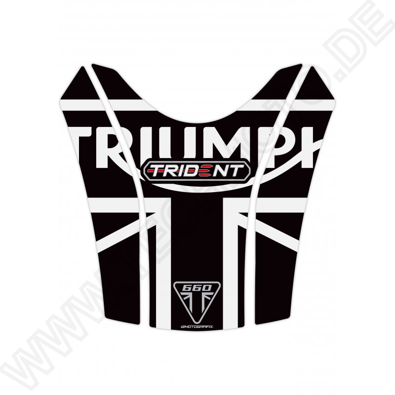 Triumph TRIDENT 660 3D Gel Motografix Tank Pad Protector TT048WK