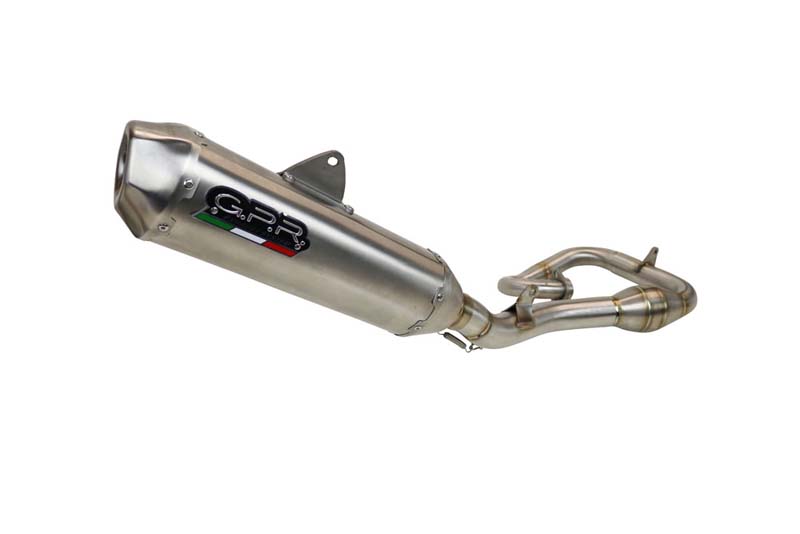GPR Exhaust System  Gas Gas Mc F 250 2021/2023 Mx competition full line Pentacross Inox