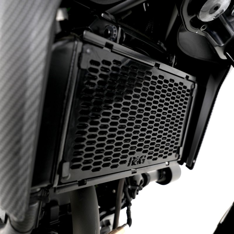 R&G Kühlergitter Schutz PRO BLACK Wasserkühler CF Moto 300 NK 2021-