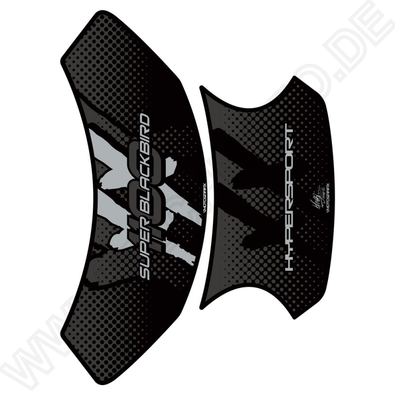 Honda CBR500R 2014 2015 Black Motorcycle Tank Pad Motografix 3D Gel Protector 
