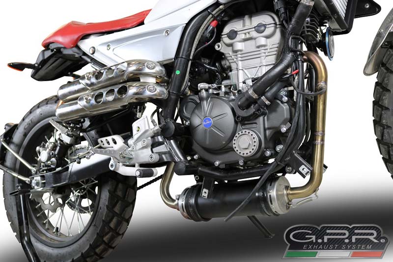GPR Exhaust System  F.B. Mondial Hps 125 2016/2017 > 03/2018 Decat pipe manifold Decatalizzatore
