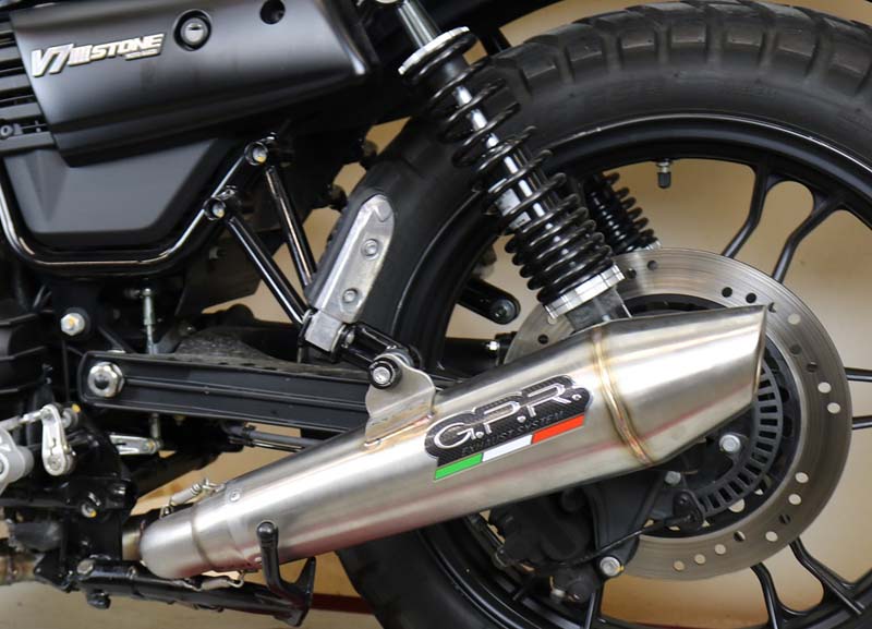 GPR Exhaust System  Moto Guzzi V7 III Special-St-Carb 2017/2018 Racing full line exhaust  Vintacone