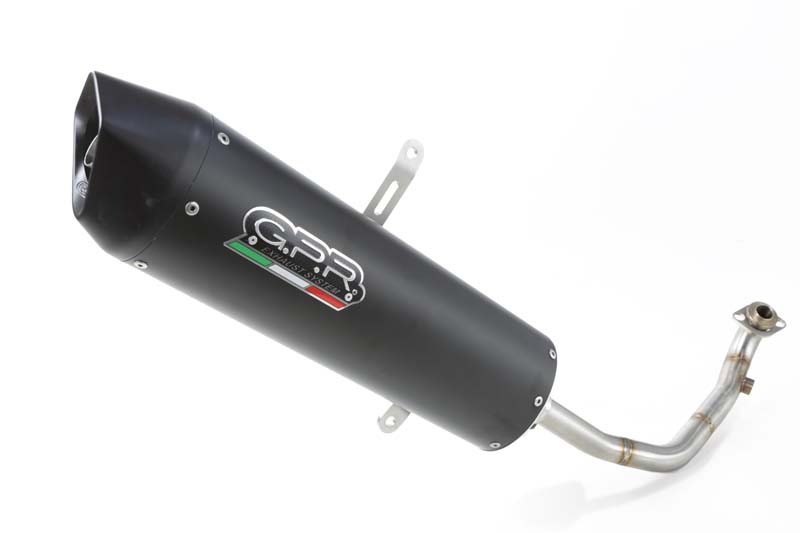   Sym Simphony 125 S - SR 2008-2014, Furore Nero, Racing full system exhaust, including removable db killer Racing System with D