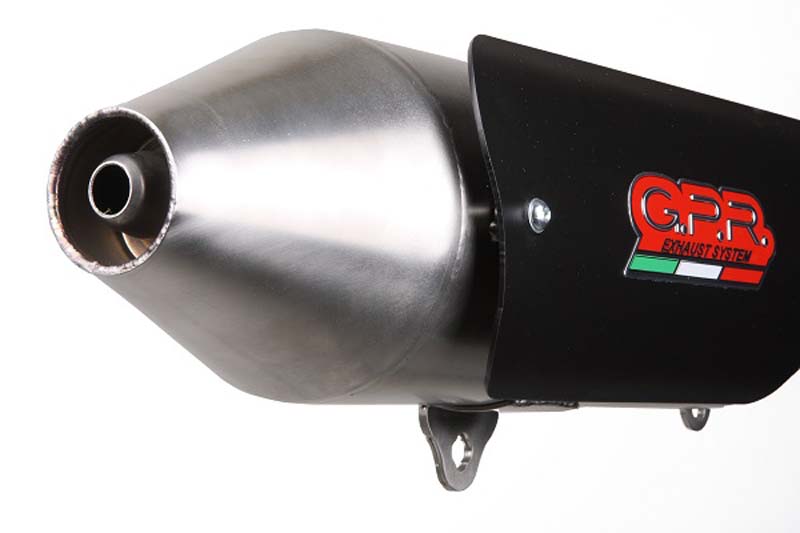   Quadro Qv 3 2018-2020, Power Bomb, Homologated legal slip-on exhaust including removable db killer, link pipe and catalyst Cat