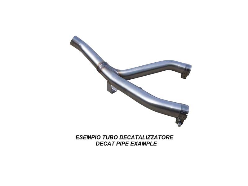   Suzuki Gladius 650  2008-2015, Decatalizzatore, Decat pipe Fits both original silencers and GPR pipes