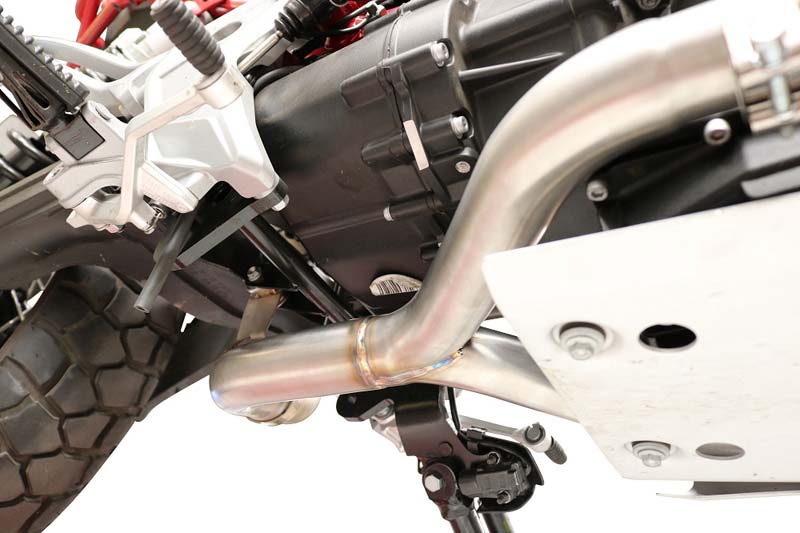 GPR Exhaust System  Moto Guzzi V85 Tt 2019/2020 e4 Decat pipe manifold Decatalizzatore
