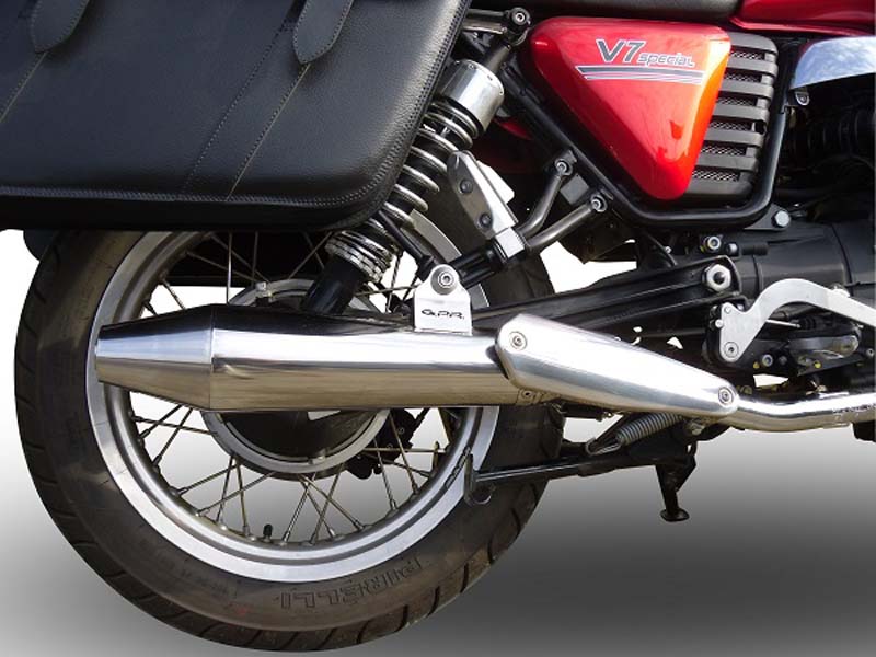   Bmw R 100 Gs 1987-1996, Vintacone, Homologated legal slip-on exhaust including removable db killer and link pipe